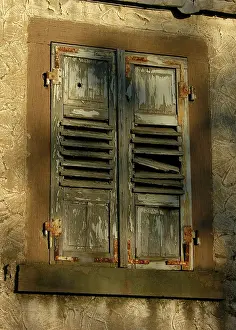 Deserted Window Impressions: Old shutter