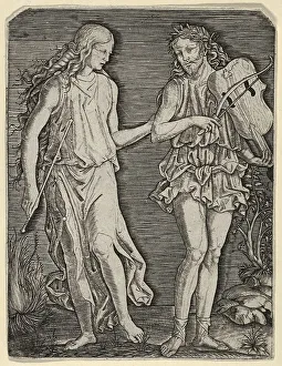 Historical Reproduction Impressions: Orpheus and Eurydice, Eurydice