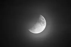 Baden Wurttemberg Cityscape Photography Impressions: Partial lunar eclipse on 16.07