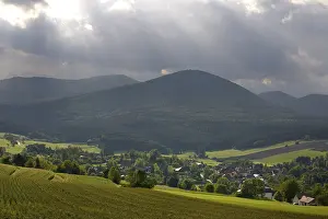 Deserted Village View Impressions: Partial view of Hernstein, Triestingtal valley