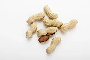 Peanut Nutrition Impressions: Peanuts, one of them opened
