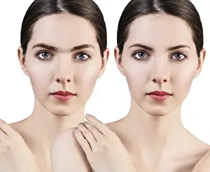 Eyebrow Correction Impressions: Perfect eyebrows before and after correction