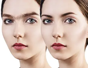 Eyebrow Correction Impressions: Perfect eyebrows before and after correction