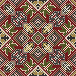 Vector Template Design Impressions: Persian seamless pattern, vector template design