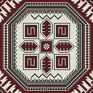 Vector Template Design Impressions: Persian seamless pattern, vector template design