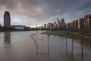 Evening River View Impressions: After persistent rainfall