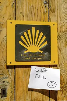 Pilgrimage Trail Europe Impressions: Pilgrim accommodation, scallop shell
