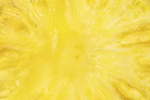 Full Frame Pineapple Photo Impressions: Pineapple fruit background from above