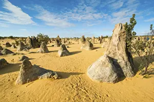 Western Australian Desert Landscape Impressions: The Pinnacles limestone formations
