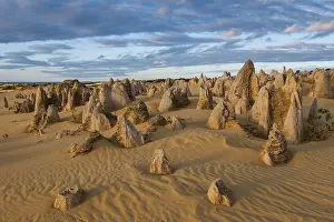 Western Australian Desert Landscape Impressions: The Pinnacles limestone formations