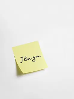 Colourful Letters Impressions: Post-It, Note