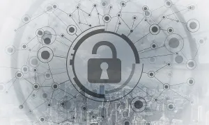 Business Risk Management Impressions: Cryptography and encryption algorithm concept