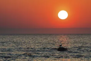 Baltic Coast Sunset Impressions: Sunset on the Baltic coast