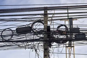 Saving Energy Costs Impressions: Power lines Cable clutter