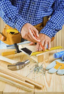 Woodworking Tools Impressions: Process of layering