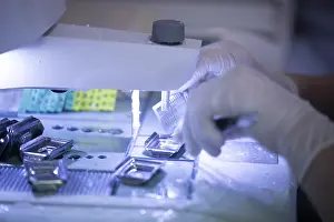 Medical Examination Process Impressions: Processing of samples in a histology laboratory