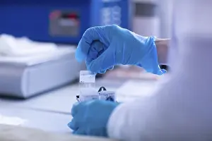 Medical Examination Process Impressions: Processing of samples in a histology laboratory