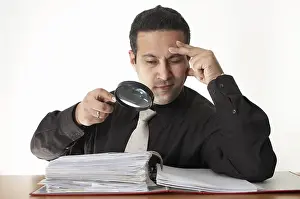 Business Attire Man Impressions: To proofread documents