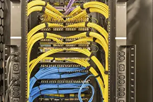 Power Supply System Impressions: Rack with power sockets on a side