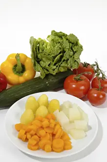 Vegetable Nutrition Impressions: Raw and cooked vegetable