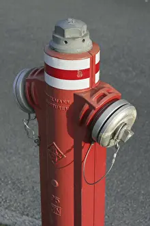 Fire Department Equipment Impressions: Red hydrant