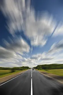 Deserted Road Surface Impressions: Road and speed