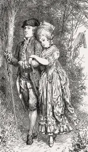 German Traditional Attire Impressions: Rococo style