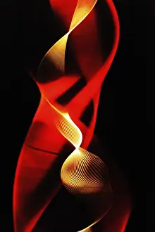 Indoor Studio Shot Impressions: Rotating thread illuminated with a stroboscopic flash