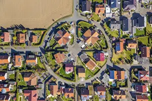 Ruhr District Germany Impressions: Round developing area Buderich