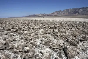 Mojave Desert Landscapes Impressions: Salt structures on Devil's Golf Course
