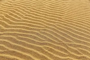 Deserted Icelandic Landscapes Impressions: Sand structures, created by waves and wind