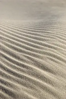 Scandinavian Nature Scene Impressions: Sand structures, created by waves and wind