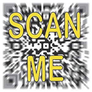 Electronic Communication Device Impressions: Scanning qr-code abstraction