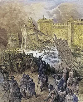 First Crusade Impressions: Second attack on Jerusalem, repulsed by the Crusaders during the First Crusade