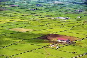 Green Agricultural Landscapes Impressions: Serra do Cume Viewpoint overlooking the patchwork