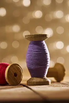 Handicraft Tools Impressions: Sewing threads