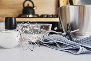 Kitchen Interior Design Impressions: Silver food processor in kitchen interior