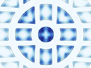 Fractal Art Design Impressions: Simple technology background - abstract computer-generated image