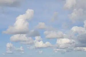 Empty European Landscapes Impressions: Sky with cloud, Denmark