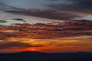 Sunset Sky Impressions: Sky and clouds at sunset