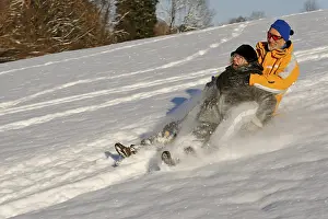 Winter Recreation Impressions: Sledding