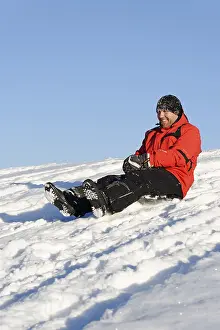 Snowy Day Fun Impressions: Sledding