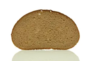 Studio Shot Of Bread Impressions: A slice of bread