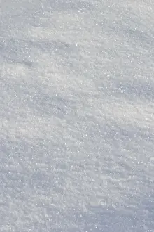 Macro Winter Scene Impressions: Snow surface