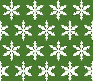 Snowflake Background Impressions: Snowflakes, patterns, background
