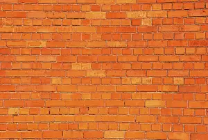 Empty Brick Structure Impressions: Solid wall made of brick