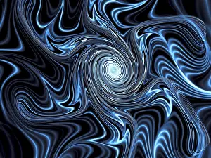 Abstract Spiral Design Impressions: Spiral background - abstract computer-generated image