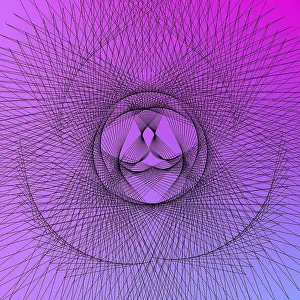 Geometric Design Patterns Impressions: Spirography