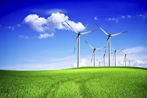 Wind Power Generation Impressions: Spring wind