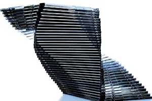 Data Storage Devices Impressions: Stack of CDs